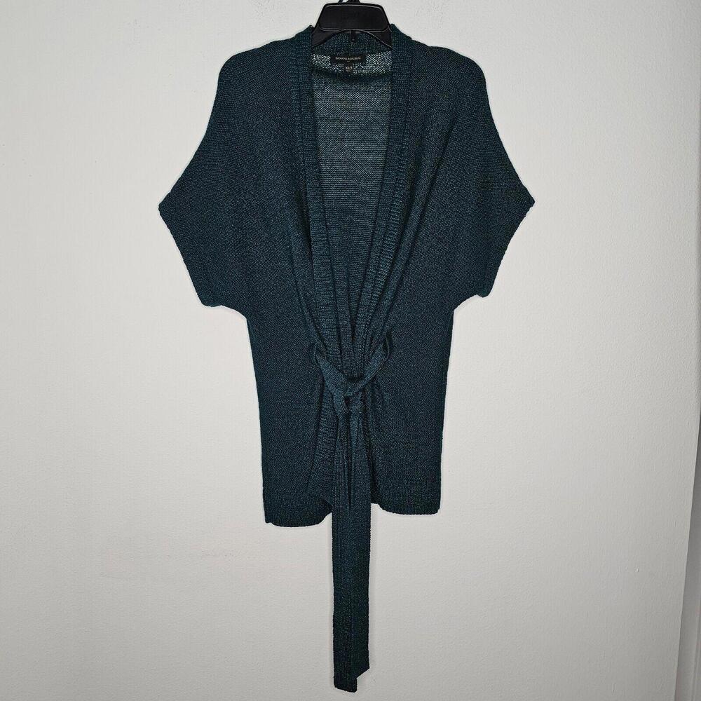 Preloved Banana Republic Women's Green Cardigan Sweater Size X-Small
